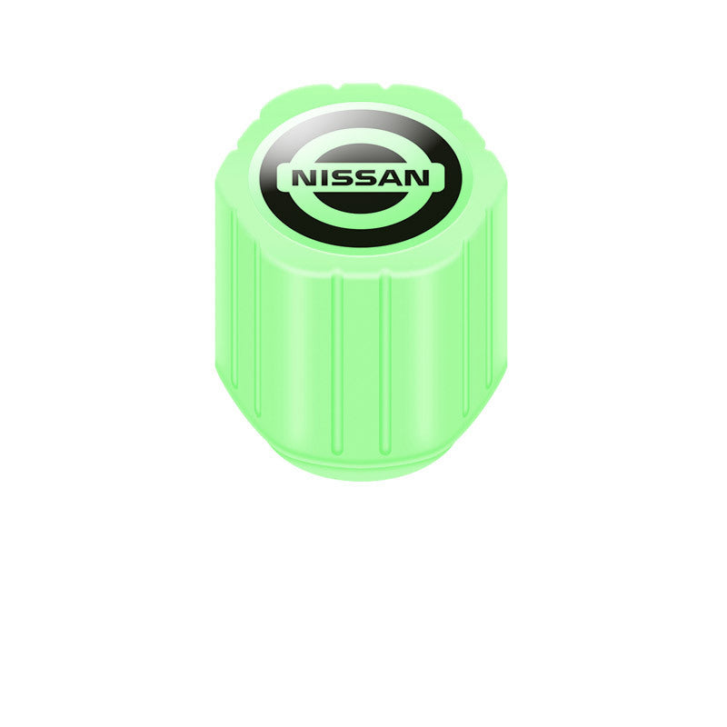 Bright Green LED Tire Valve Caps 20-Pack Universal Fit