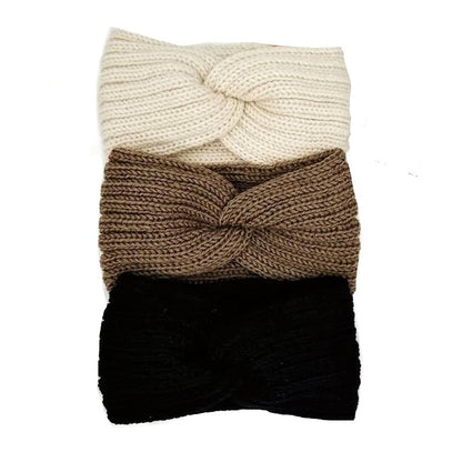 Warm Woolen Beanie Headband Set - Fesara