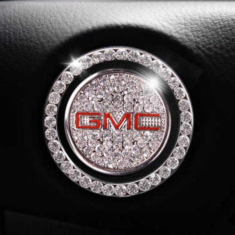 Luxury Crystal Car Starter Button Ring Cover