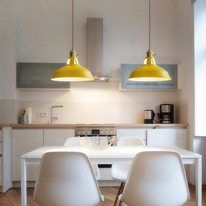 Vintage Metal Adjustable Pendant Lamp