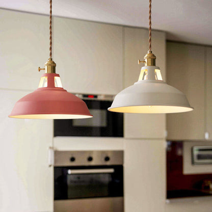 Vintage Metal Adjustable Pendant Lamp - Fesara
