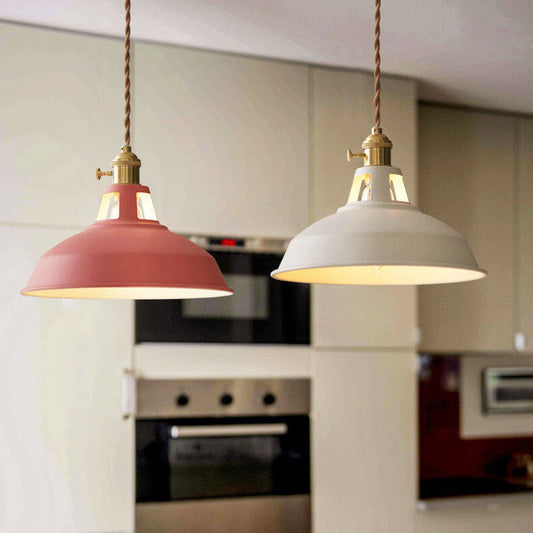 Vintage Metal Adjustable Pendant Lamp - Fesara