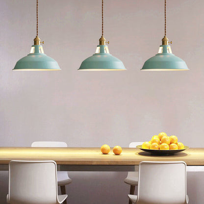 Vintage Metal Adjustable Pendant Lamp
