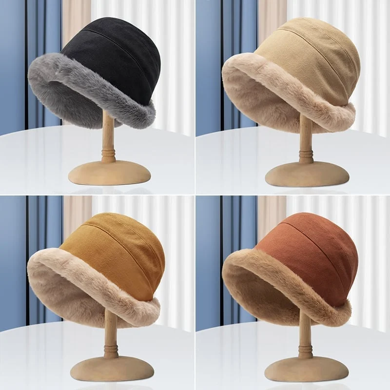 Warm Fleece Fisherman Beanie Hat