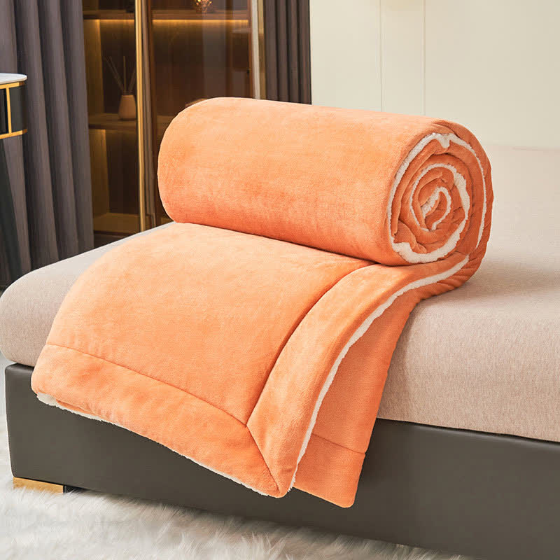 Plush Double Sided Velvet Throw Blanket - Fesara