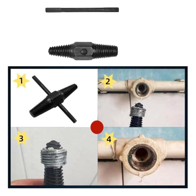 Easy Out Carbon Steel Screw Remover Set