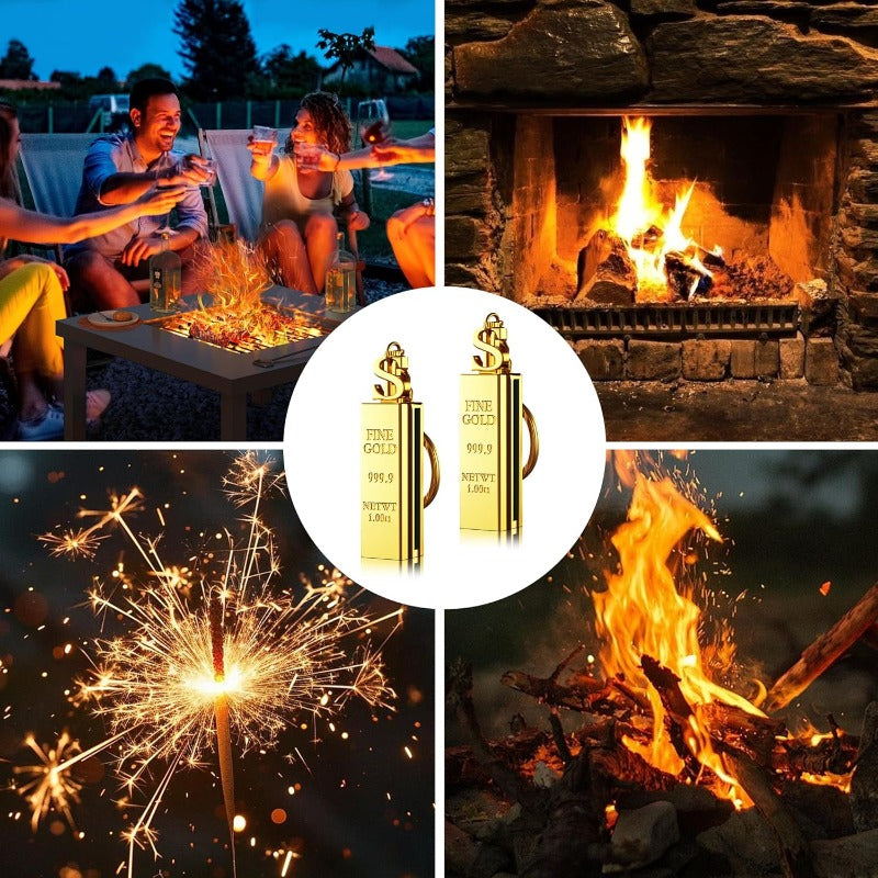 Luxury Gold Permanent Lighter Match