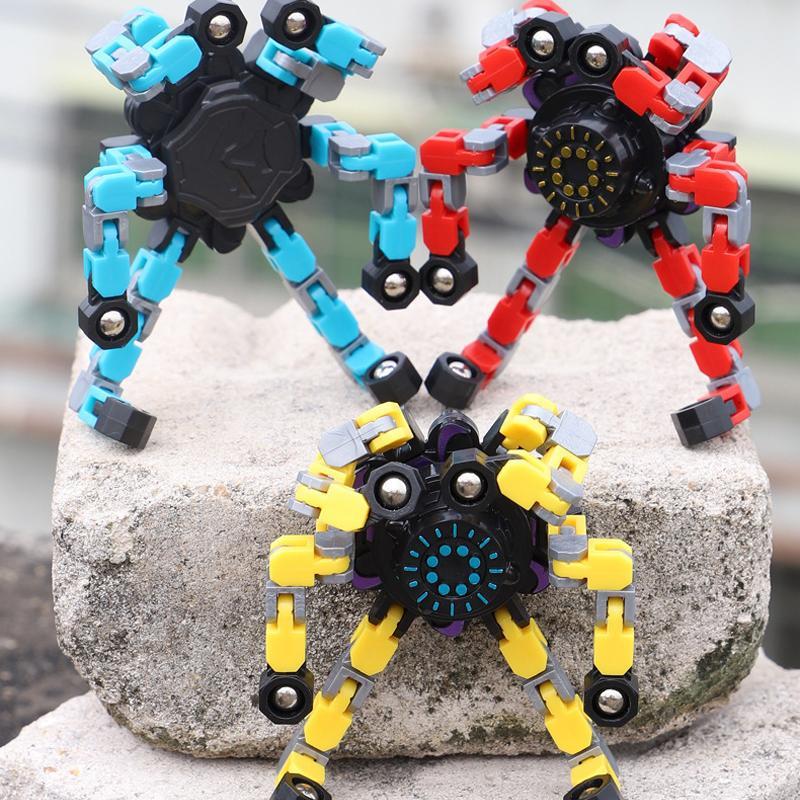 Colorful Metal Spin Top Toy