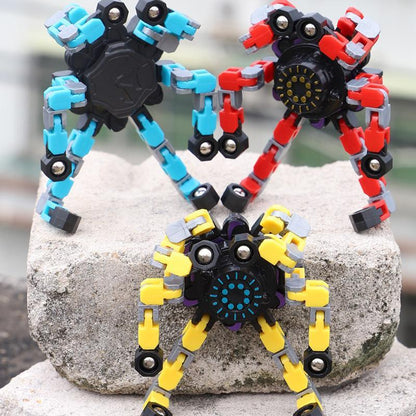 Colorful Metal Spin Top Toy