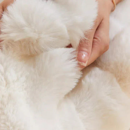 Plush Faux Fur Throw Blanket