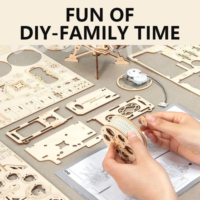 Challenging Wooden 3D Brain Teaser Puzzle
