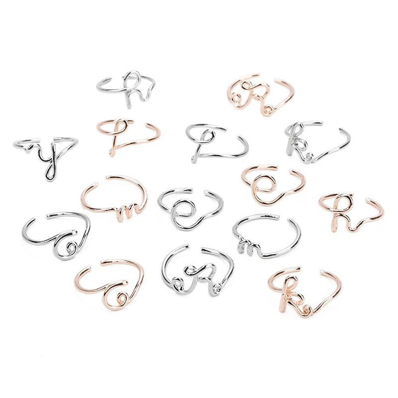 Fesara | Classic Alphabet Ring