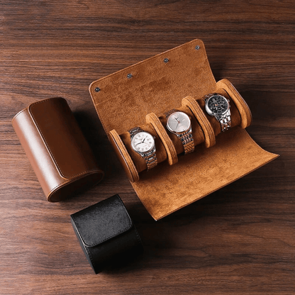 Premium Leather Watch Box - Elegant Storage Case - Fesara