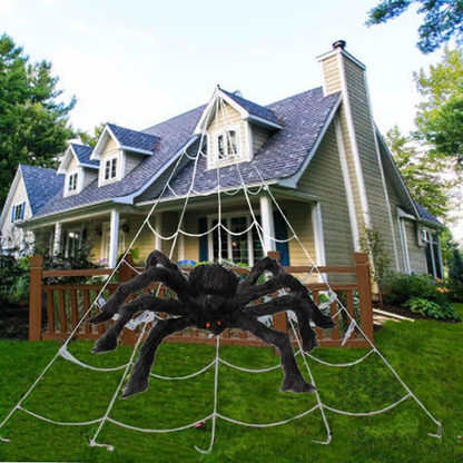 Creepy Halloween Spider Web Decor