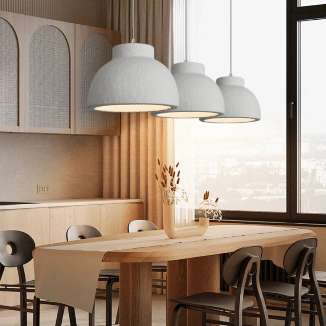 Simple White Pendant Ceiling Light