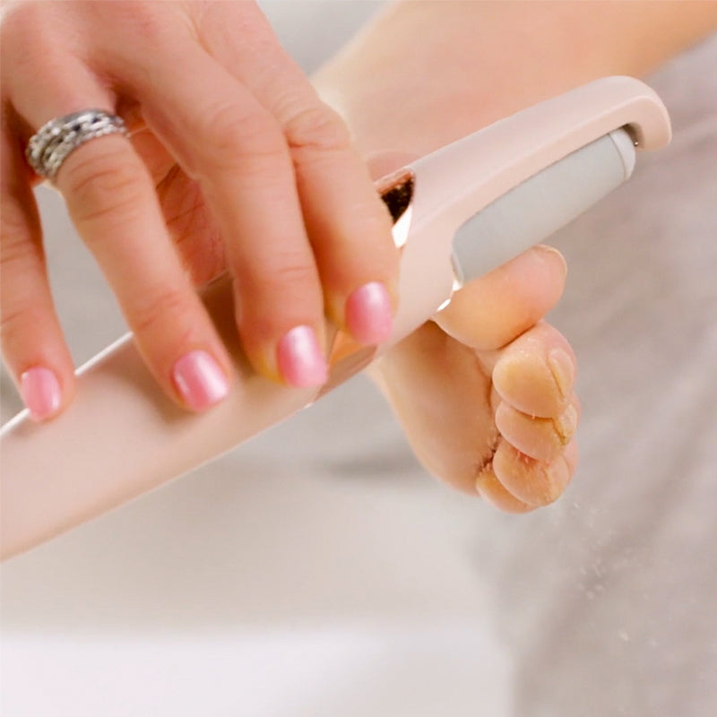 Portable Electric Foot Scrubber Rechargeable Pedicure Kit