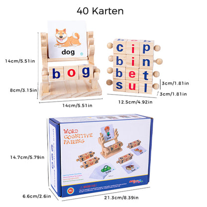 Wooden Educational Reading Blocks