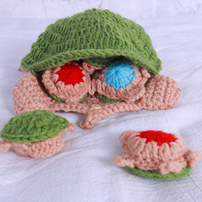 Colorful Crocheted Turtle Toy