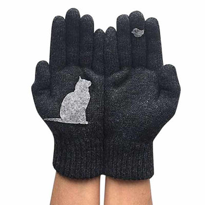 Fun Cat Shaped Cotton Gloves