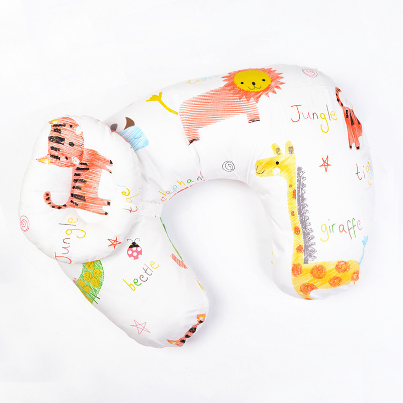Comfortable Nursing Pillow with Baby Head Rest