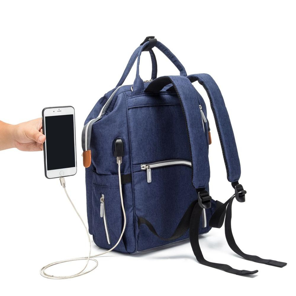 Practical Baby Changing Bag with USB Charger