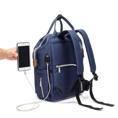 Practical Baby Changing Bag with USB Charger