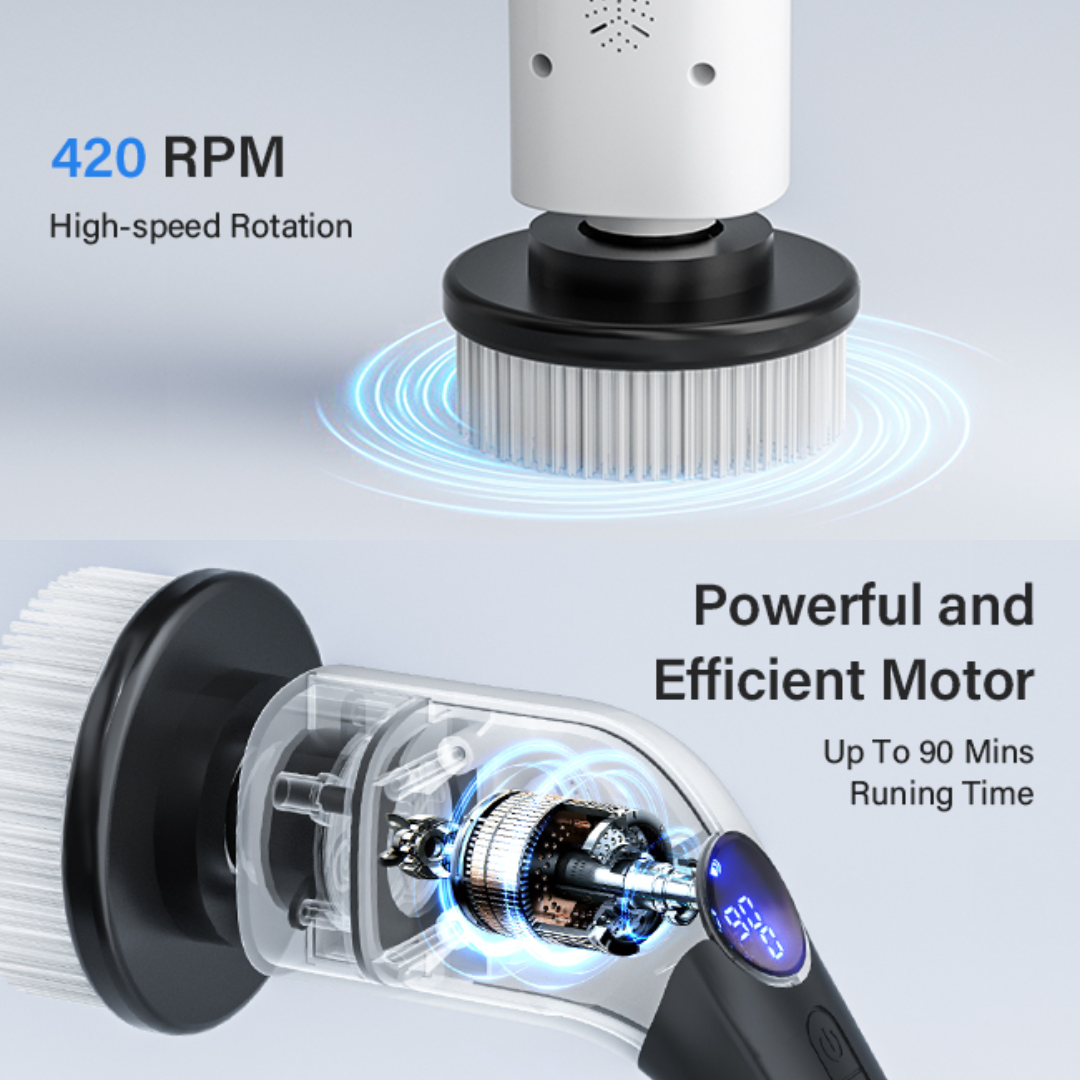 Quick Electric Spin Cleaning Brush