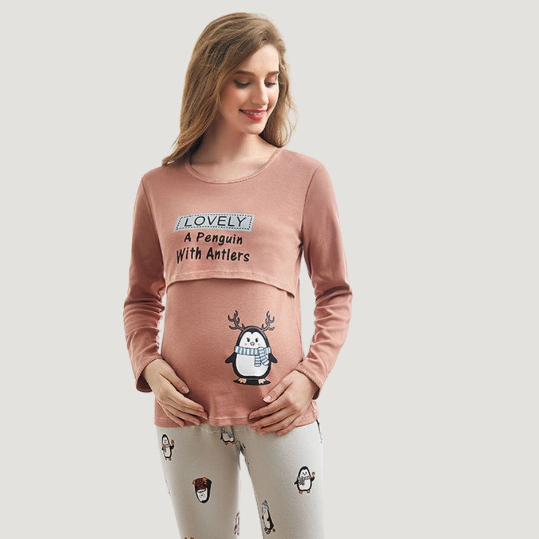 Cozy Maternity Dress for Home Comfort