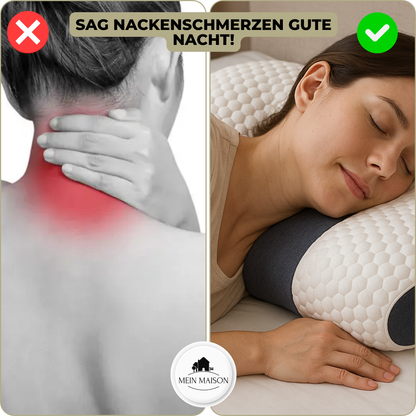 Contour Neck Pillow Soft Memory Foam Support Cushion