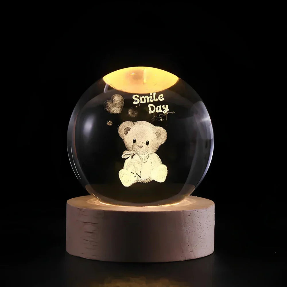 Colorful Globe LED Table Lamp 3D Nightlight