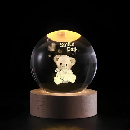 Colorful Globe LED Table Lamp 3D Nightlight