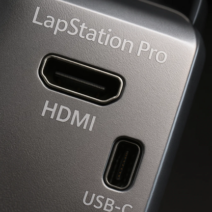 Portable USB-C Laptop Dock with HDMI and Ethernet Ports