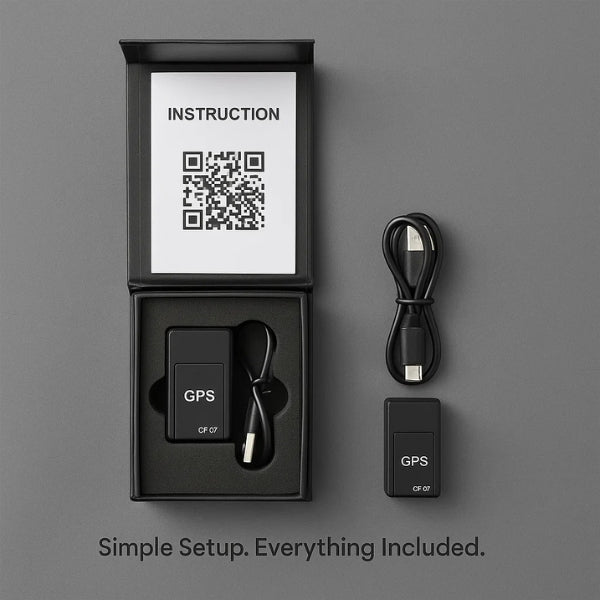 Compact Car GPS Tracking Device Live Location Finder