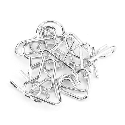 Silver Brain Teaser Ring