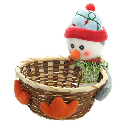 Holiday Sweet Treat Woven Gift Basket