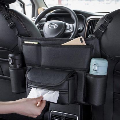 Practical Car Storage Bag with Multiple Compartments