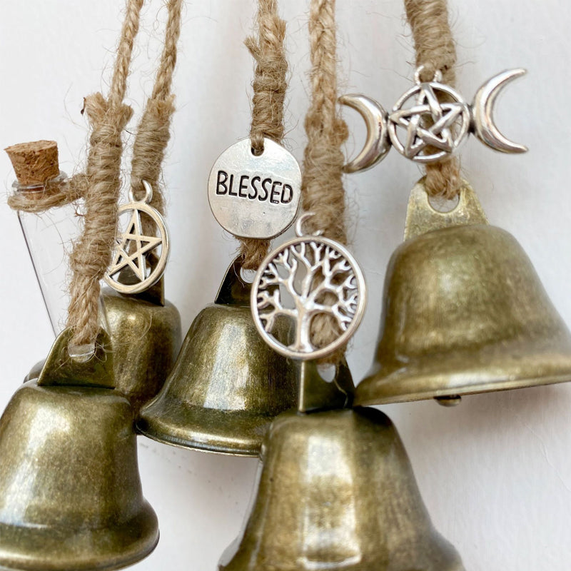 Unique Witch Bell Home Decor Accent