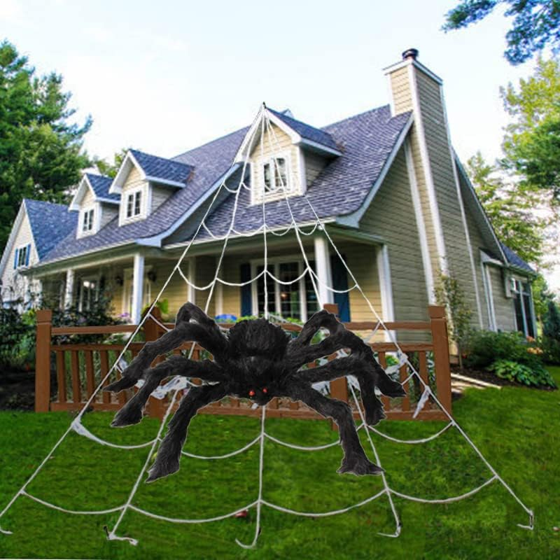Creepy Halloween Spider Web Decor - Fesara