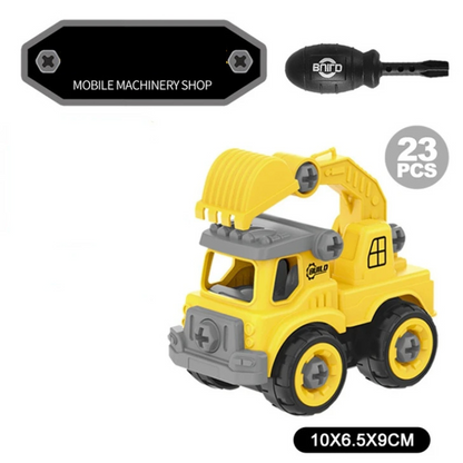 Fun Kids Construction Play Set with Vehicles