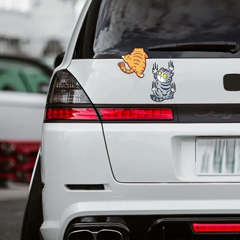 Funny Kitty Car Decal Sticker