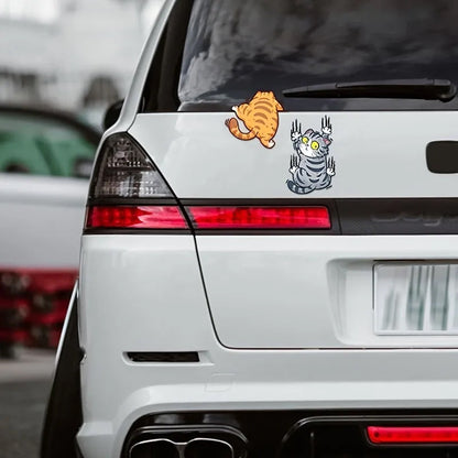 Funny Kitty Car Decal Sticker