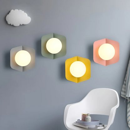 Colorful Wall Mount Macaron Lamp