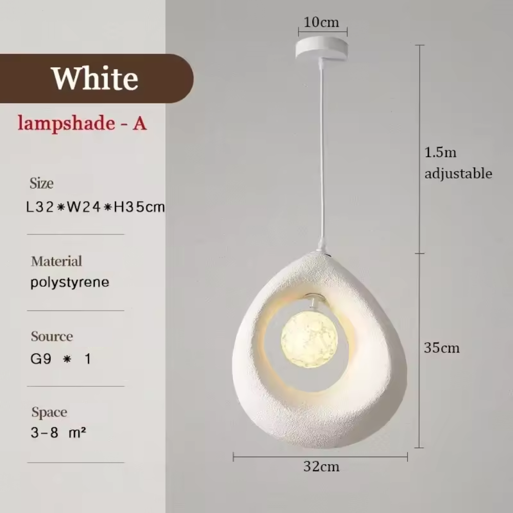 Simple Asian Style Hanging Lamp