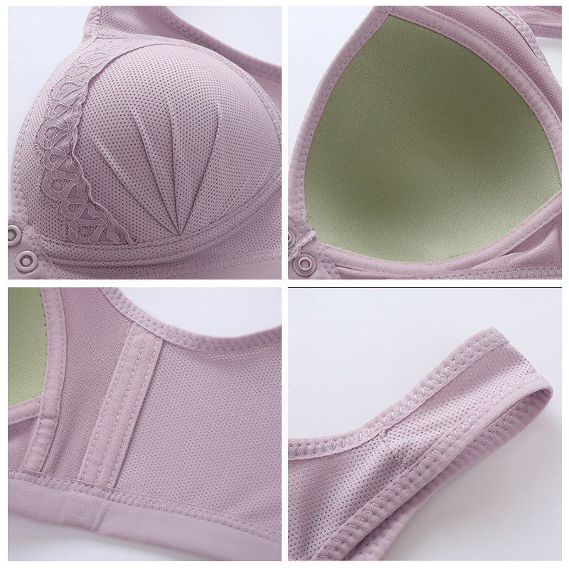 Comfortable Front Closure Soft Breathable Bra