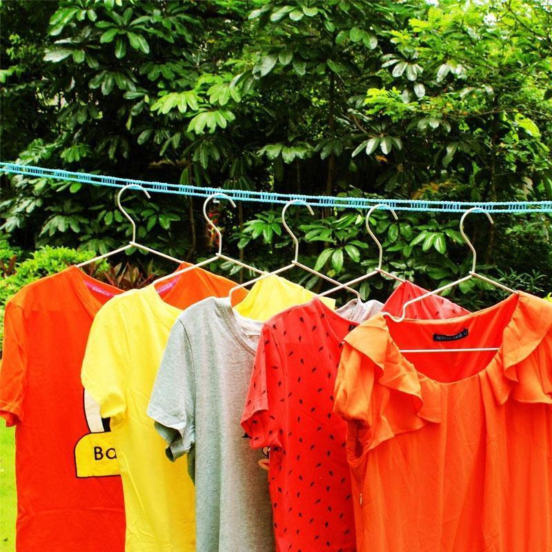 Compact Folding Clothesline - Indoor Outdoor Use