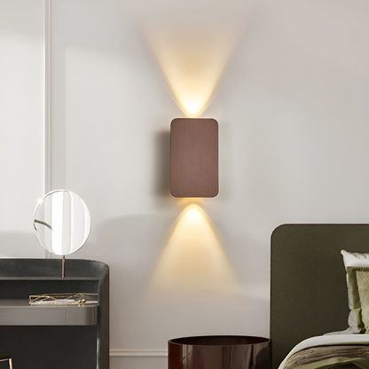 Simple Glass LED Wall Light 2 Pack