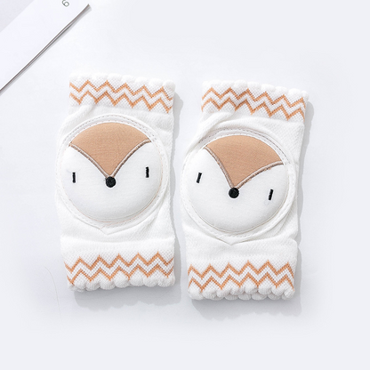 Soft Baby Crawling Kneepads with Grip Protection