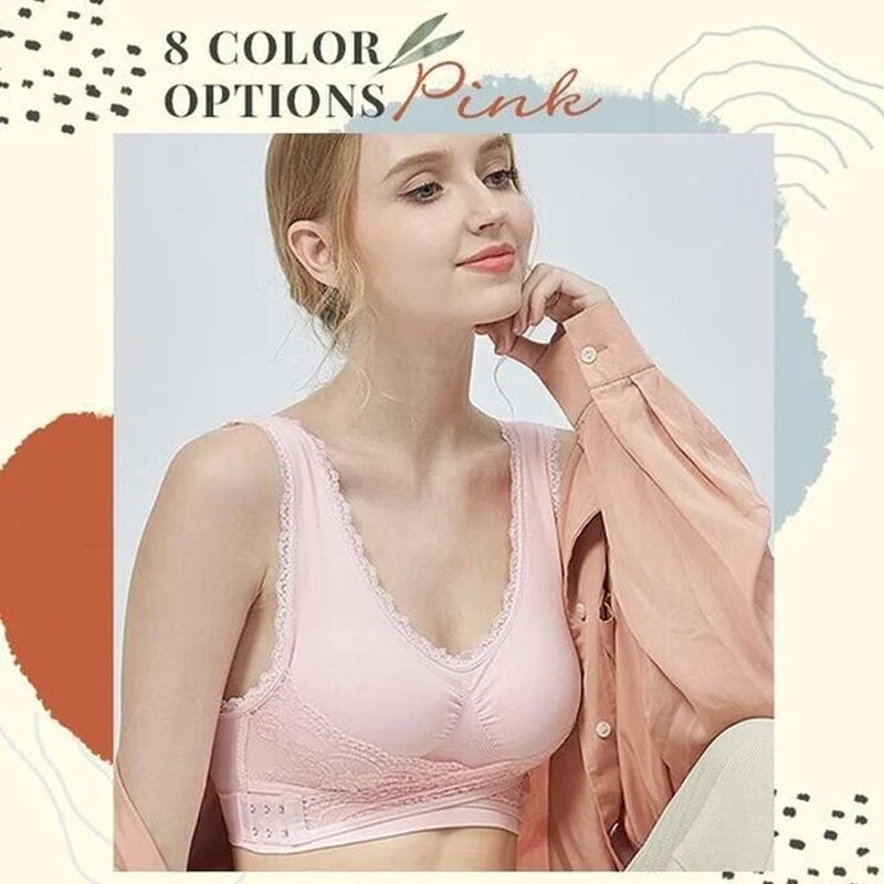 Comfortable Front Closure Lace Bra