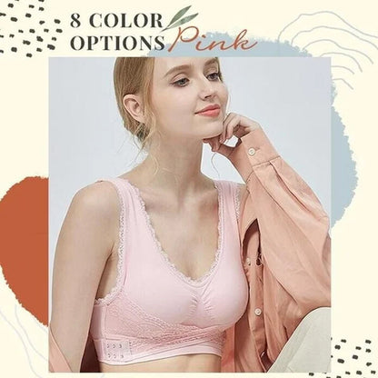 Comfortable Front Closure Lace Bra