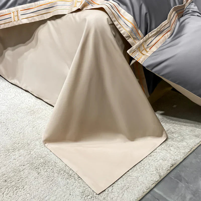 Soft Cotton Satin Duvet Cover Set for Bed